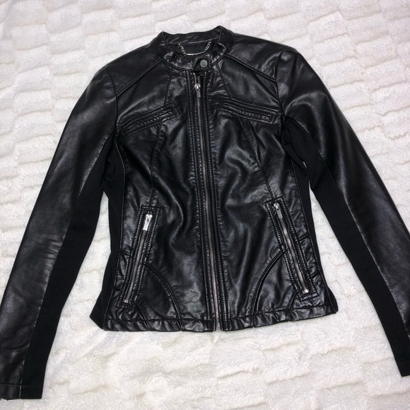 Express Jackets & Blazers - Express XS Faux Leather Jacket